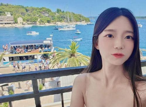 韩国女网红各地旅游图片,穿越五大洲的美丽瞬间